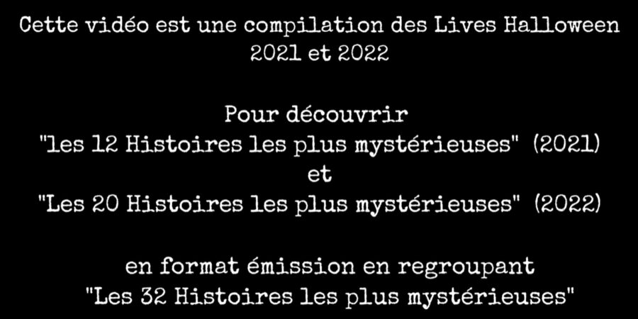 Les 32 histoires les plus mystérieuses – Compilation (Thread Horreur)