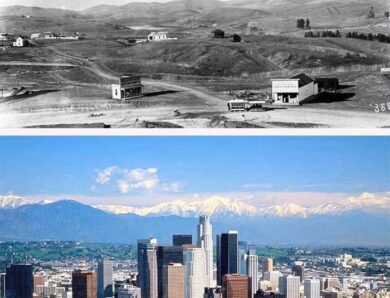 Los Angeles, Californie – 1901 contre 2001