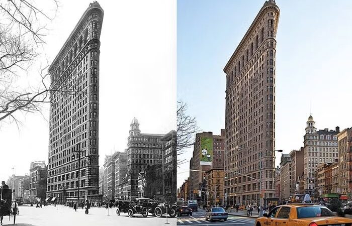 Flatiron Building, New York – 1917 contre 2012